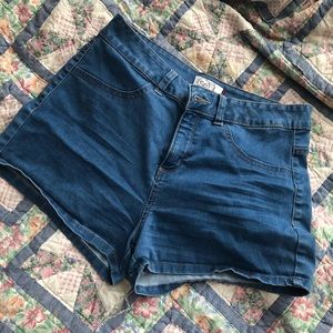 Denim shorts